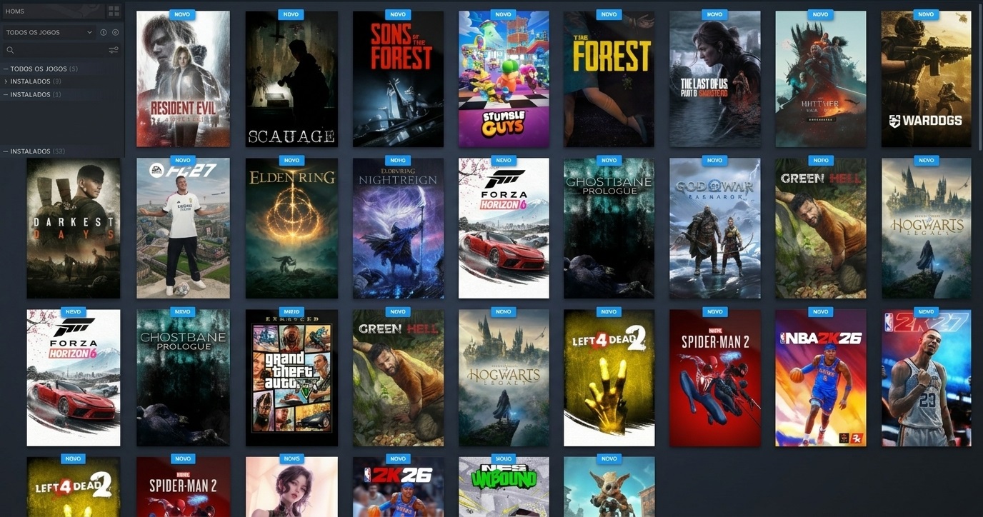 Conta Steam Premium | Black Myth: Wukong, GoW Ragnarök, Elden Ring, Spider-Man 2 e Principais Lançamentos | Acesso Privado / Troca de E-mail (Acesso Total / Conta Primária)