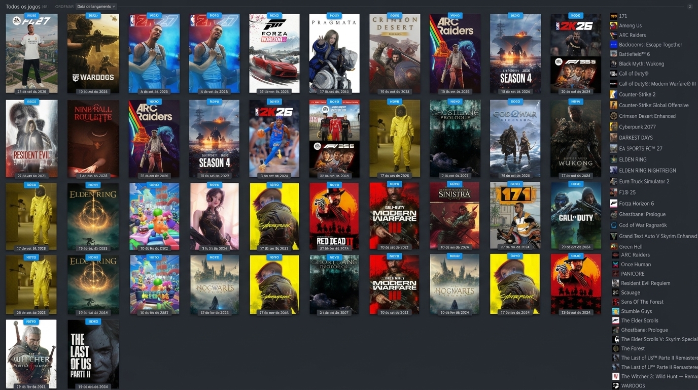 Conta Steam Completa | Black Myth: Wukong, GoW Ragnarök, Elden Ring, Spider-Man 2 e +40 Jogos